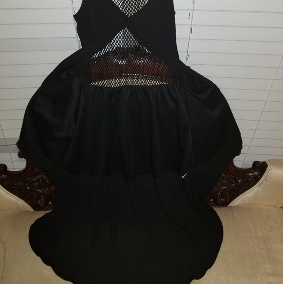 2 for 15| Bongo Black knetted Hi Low Dress - Picture 7 of 8